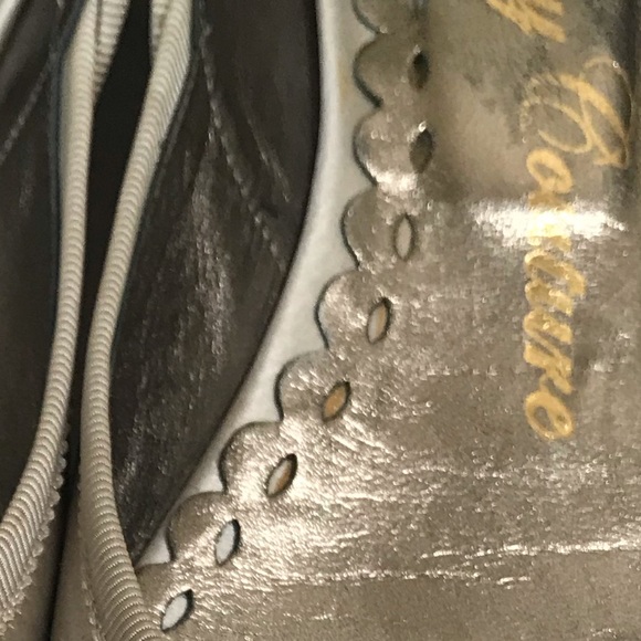 Juicy Couture Vintage Satin Gems Bows Ballerina Ballet Flats Shoe SlipOn Neutral - Picture 15 of 15